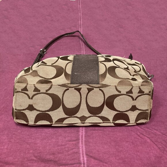 Coach Jacquard Tote Bag # F19203. FIXER - UPPER!!! - Picture 4 of 11